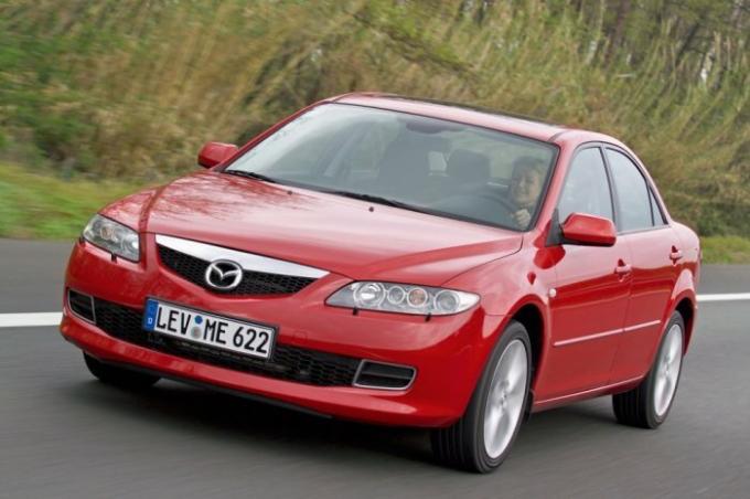 Vidutinio dydžio sedanas "Mazda 6 pirmos kartos. | Nuotrauka: auto-data.net.