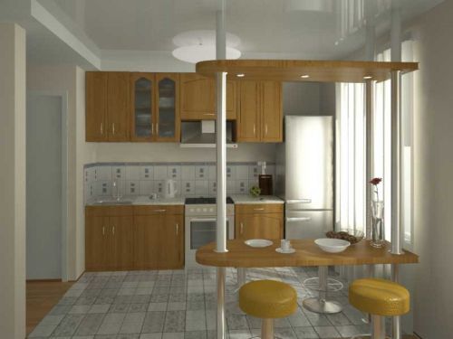 virtuvės studijos tipo apartamentuose