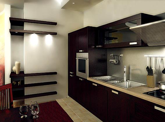virtuvės dizainas bute