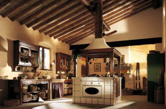 Provanso ir kaimo stiliaus virtuvė