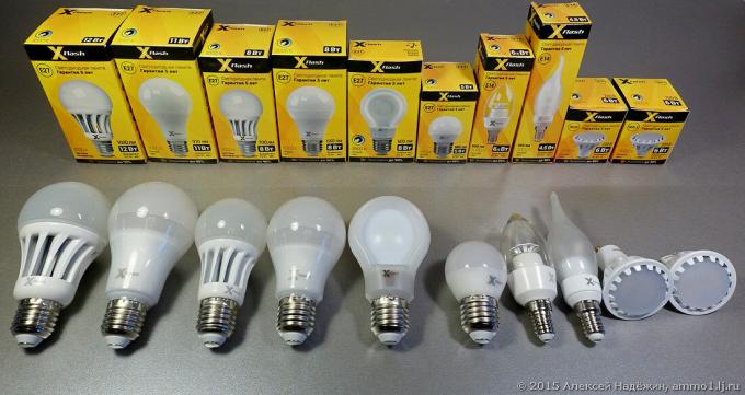 Kaip LED lempos, jų privalumai ir veislių