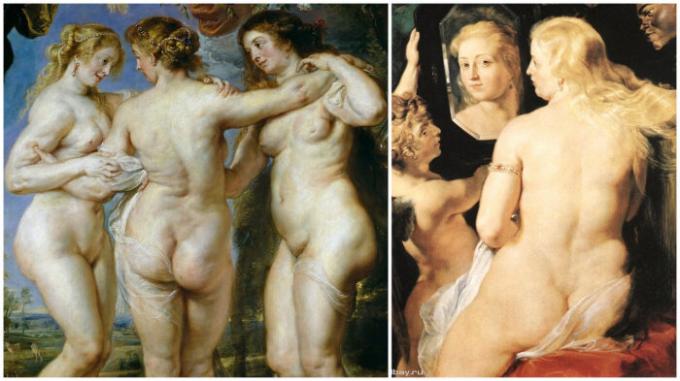 Rubensas moterų kunigai - iš laikų standartą.