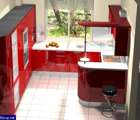 virtuvės dizainas 8 m2