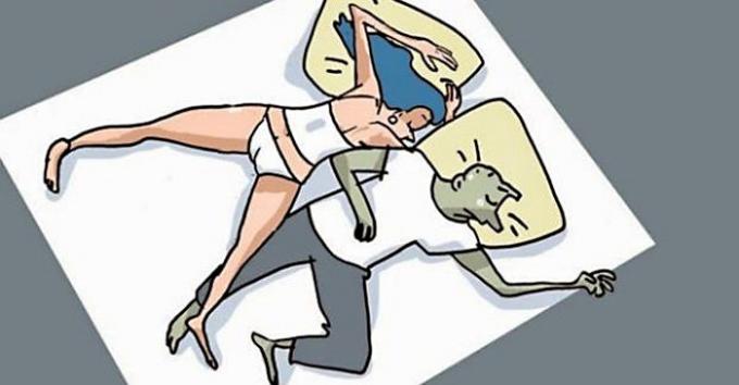 
Laikysenos miego metu apibūdina santykius per poroms