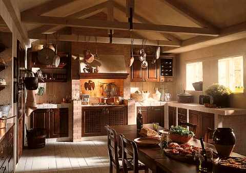 namelio stiliaus virtuvė