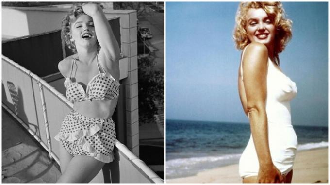 Net Marilyn Monroe ne visada gali veikti bikini ...