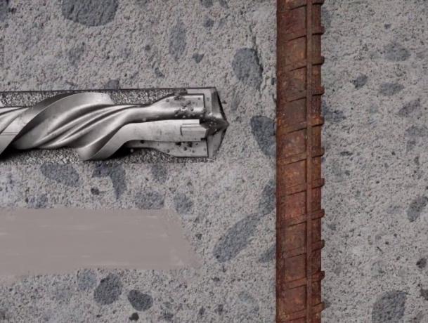 Ką daryti, jei gręžti betono Punczer ir paspauskite detalių?