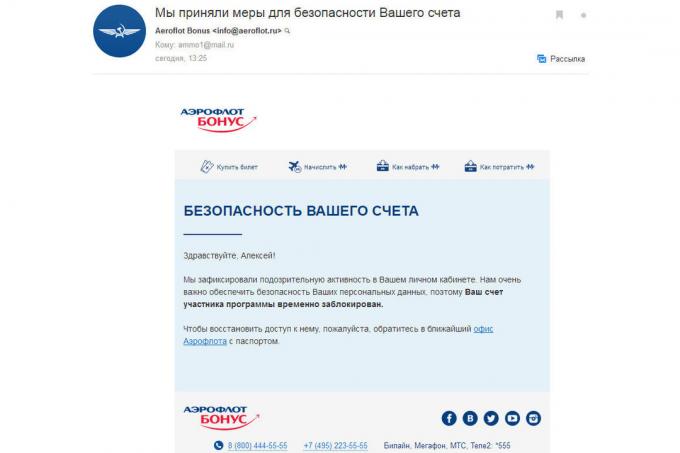 Aeroflot premija: "Sberbank" ir rusų Pranešimo poilsio