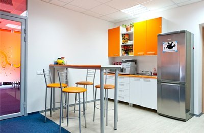  Jei yra vietos, pasigaminkite pilną virtuvę su atskira valgymo erdve