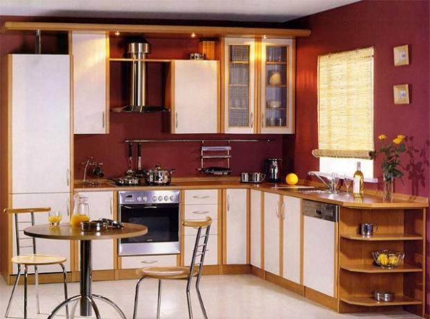 Virtuvės dizainas 3 3 by 4 3 (47 nuotraukos): vaizdo instrukcijos, kaip puošti kambarį 3 x 4 metrais savo rankomis, kaina, nuotrauka