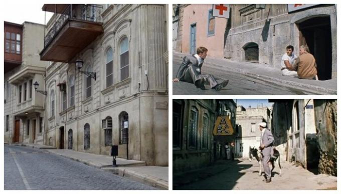  Įdomiausia "užsienio" komedija scena "Briliantinė ranka" buvo nušautas į Baku (Azerbaidžanas) gatvėse. 